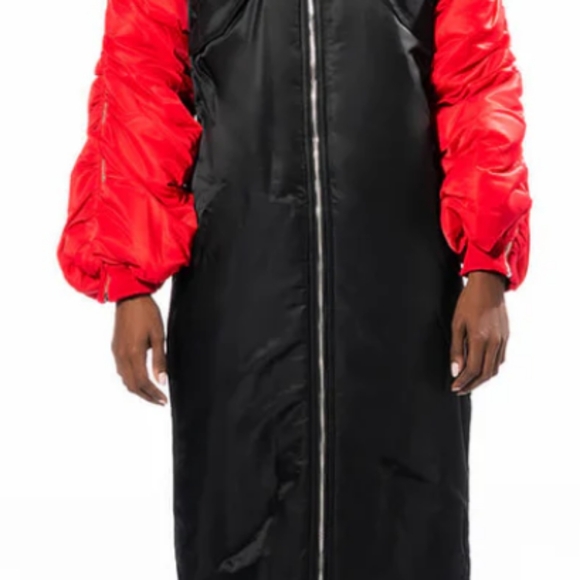 AKIRA "AND YOU SAY CHI CITY LONG PUFFER" (L) **NWT** - Picture 5 of 9
